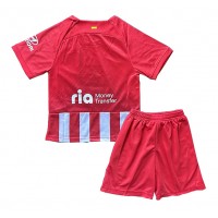 Atletico Madrid Hjemmedraktsett Barn 2023-24 Kortermet (+ Korte bukser)